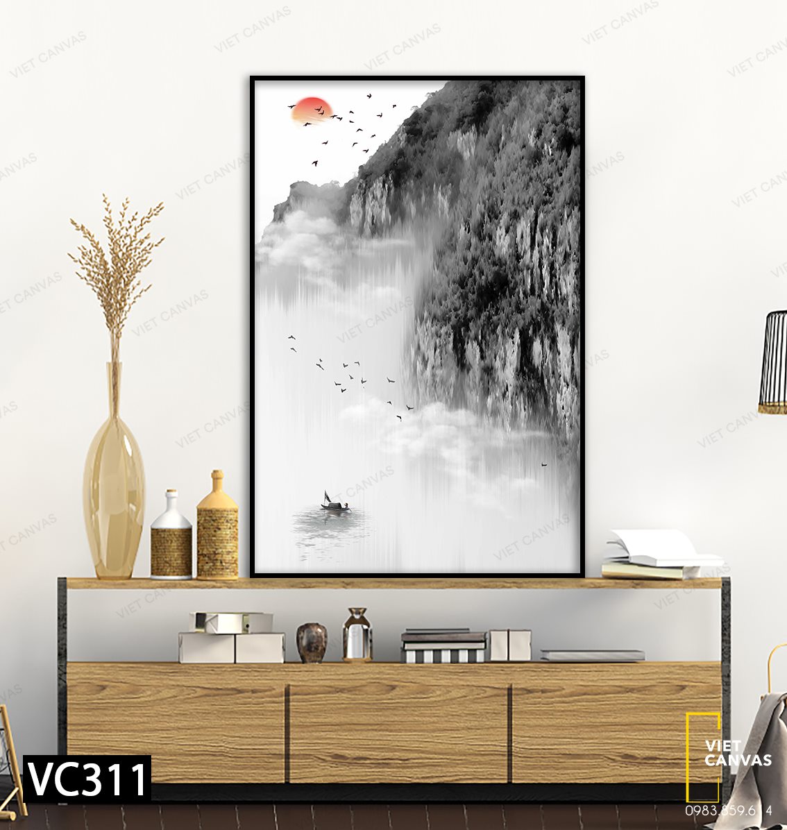 Tranh Con Đò Bé Nhỏ - VC311