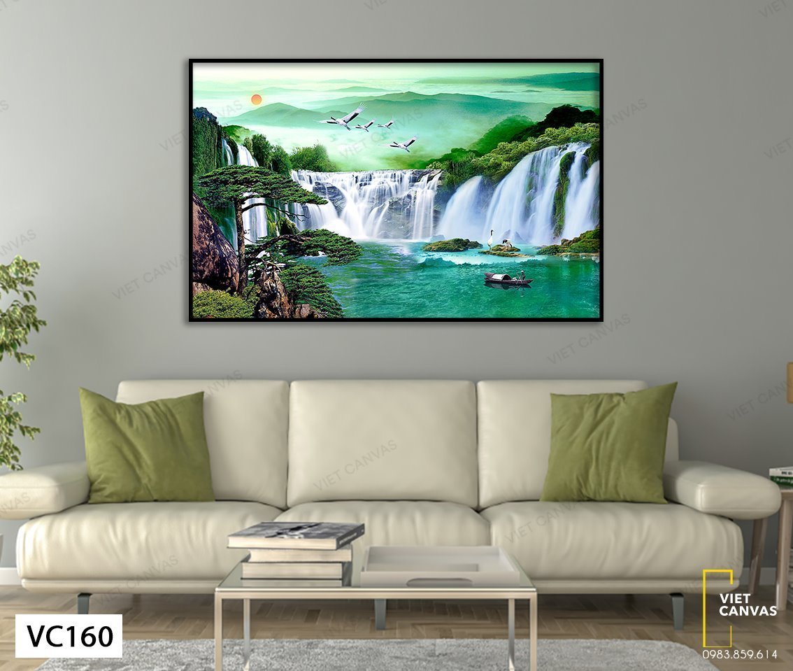 Tranh Dòng Thác Mộng Mơ - VC160