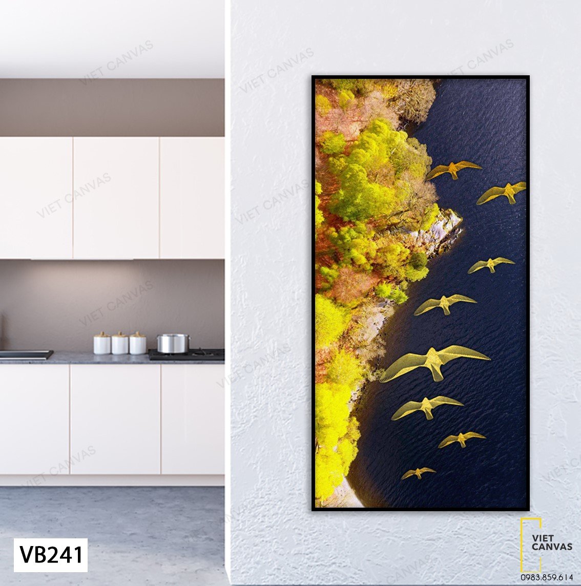 Tranh Hòn Đảo Đầy Sức Sống - VB241