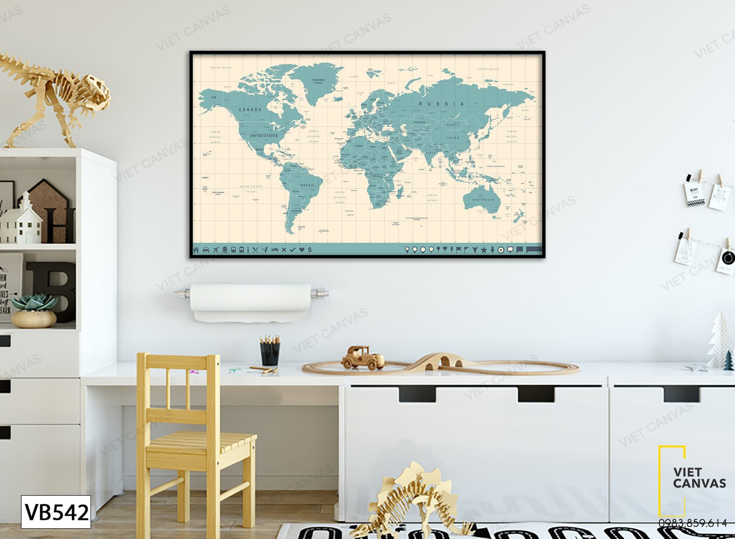 Tranh Khám Phá Thế Giới - VB542