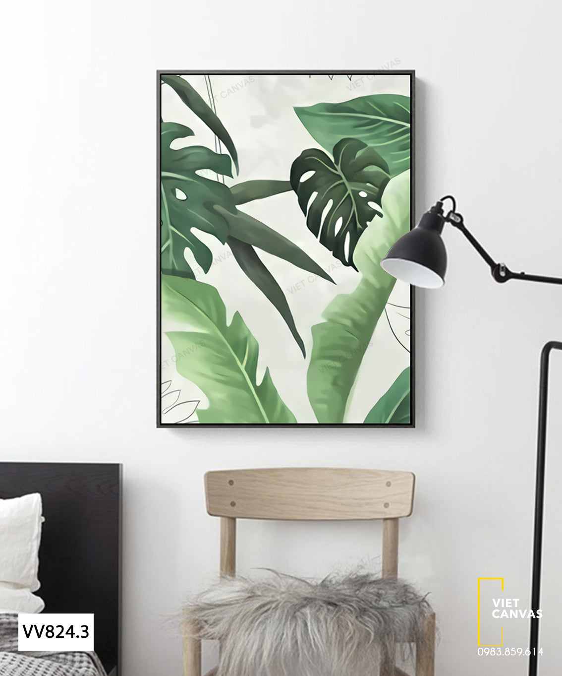 Tranh Lá Cây - VV824.3