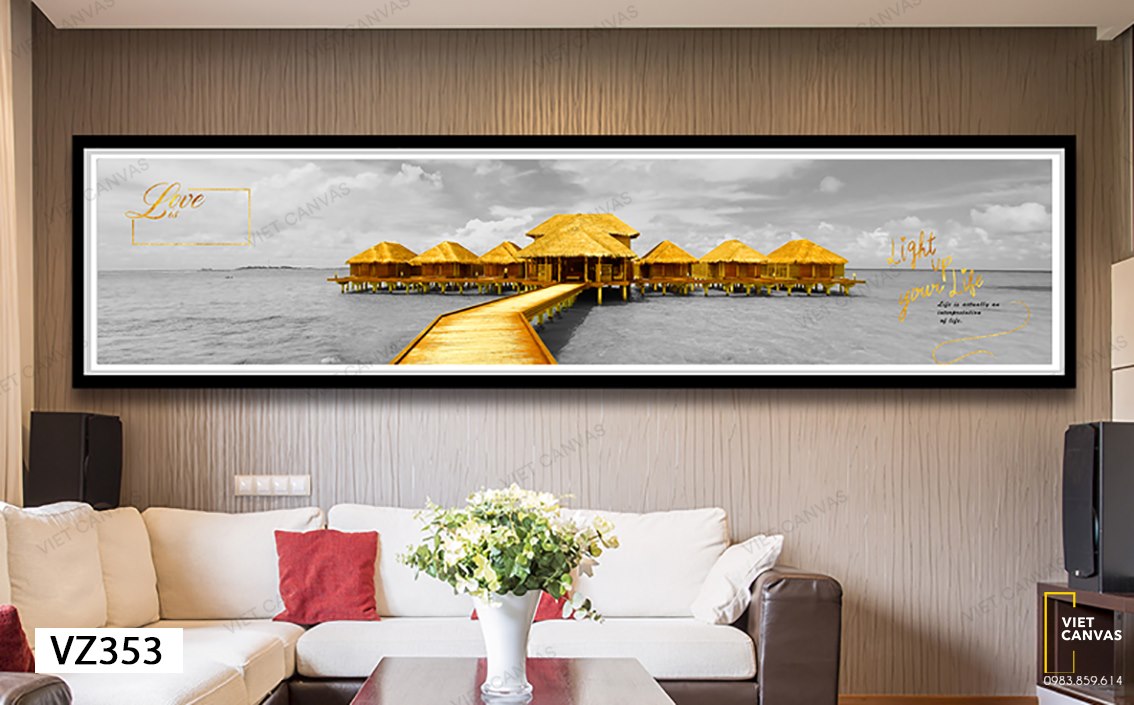 Tranh Thiên Đường Trên Biển - VZ353