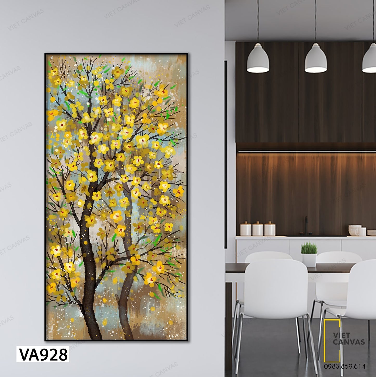 Tranh Mai Vàng Nở Rực Rỡ - VA928