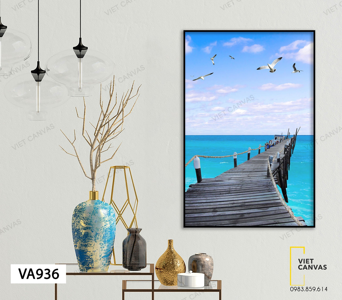 Tranh Nhìn Ra Đường Chân Trời - VA936