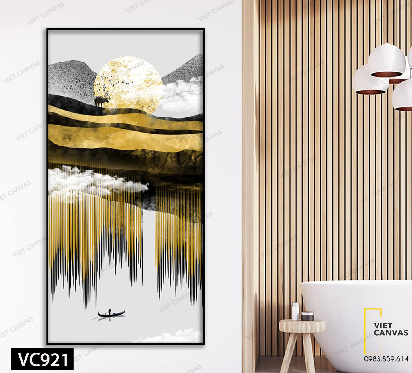 Tranh Non Nước Hoang Dã - VC921