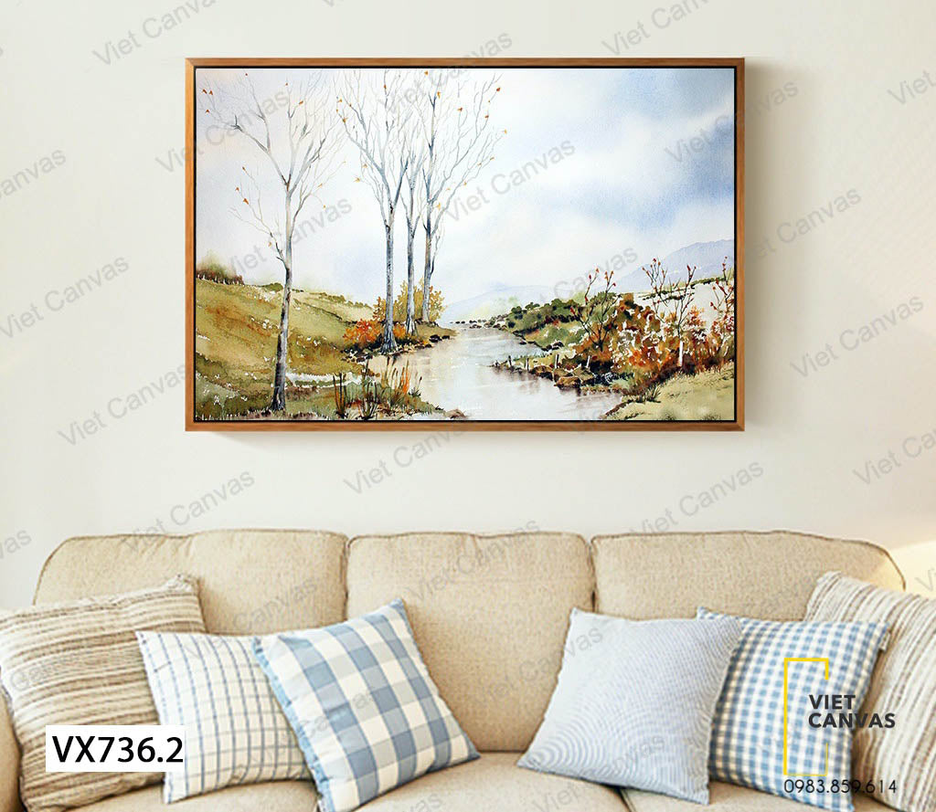 Tranh Quang Cảnh Khu Rừng - VX736.2