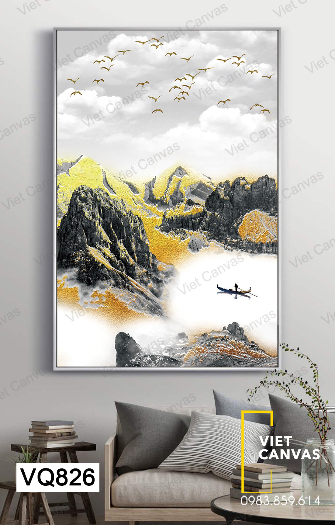 Tranh Rừng Núi Và Dòng Sông - VQ826
