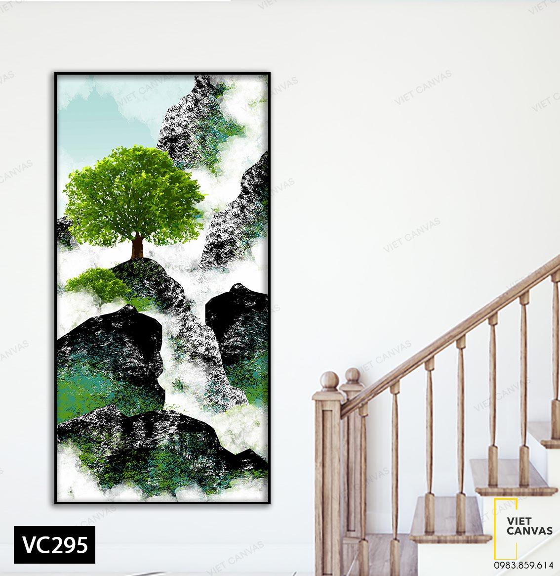 Tranh Sức Sống Trên Đồi Sương Sớm - VC295