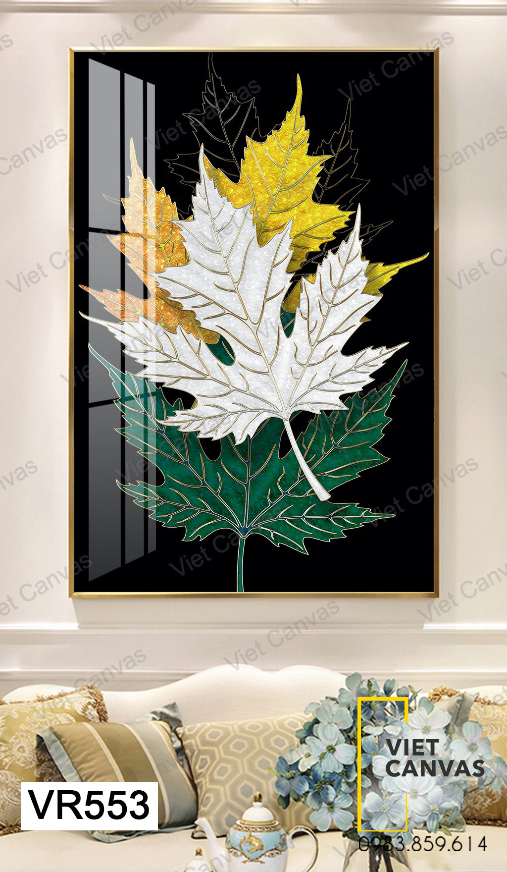 Tranh Sắc Màu Lá Cây - VR553