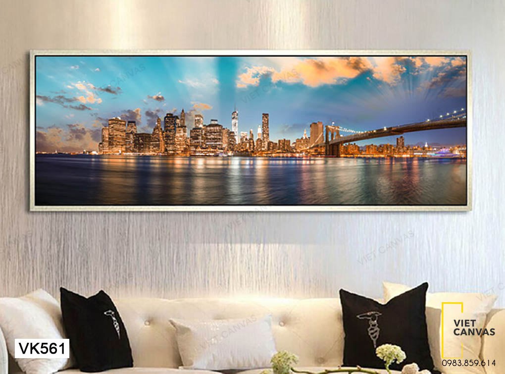 Tranh Thành Phố Đẹp Lung Linh - VK561