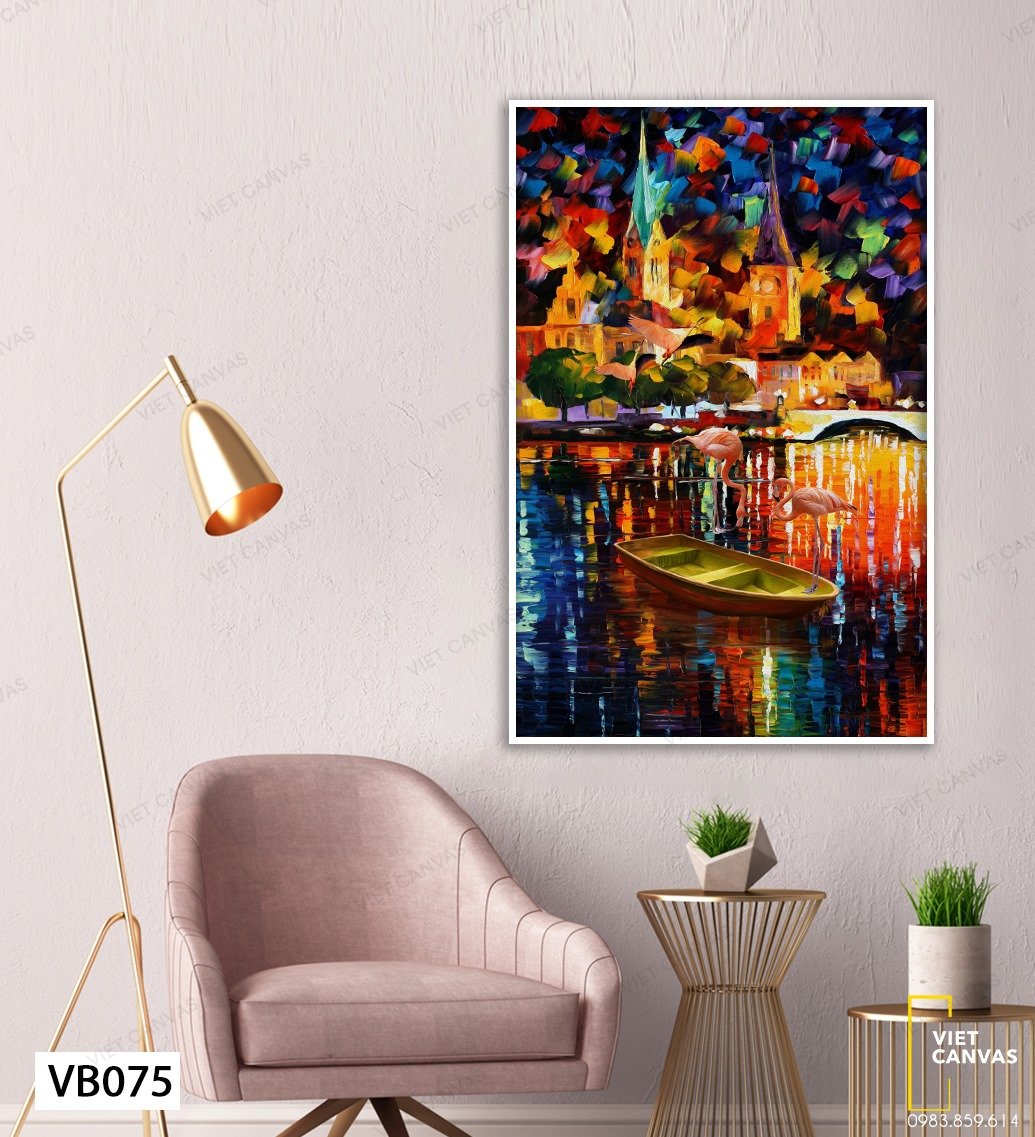 Tranh Thành Phố Ngàn Sắc Màu - VB075