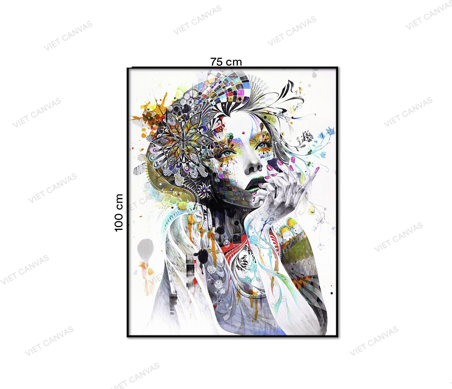 Tranh Thiếu Nữ Mộng Mơ - NT396