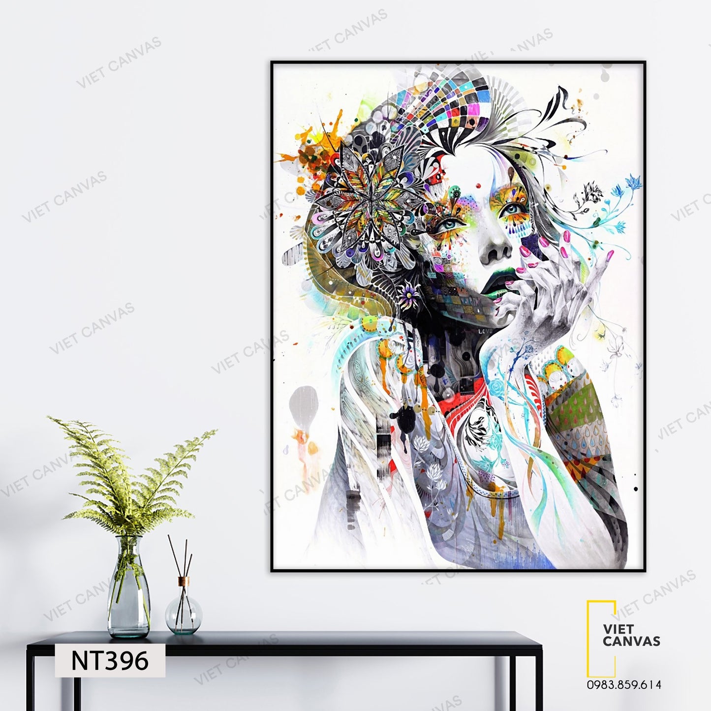 Tranh Thiếu Nữ Mộng Mơ - NT396