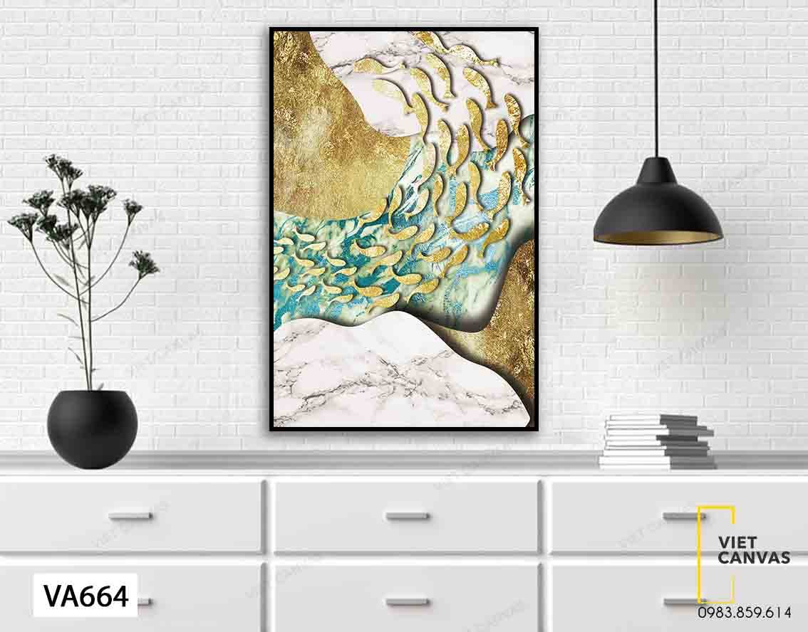 Tranh Dòng Cá Về Với Đại Dương - VA664