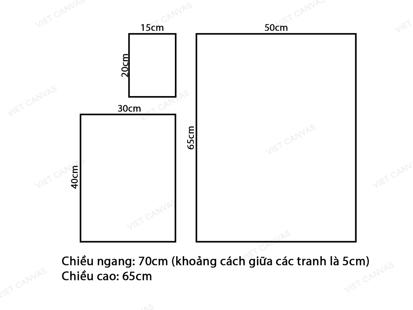 Bộ 3 Tranh Những Nhạc Cụ Vui Tươi - VU124.1