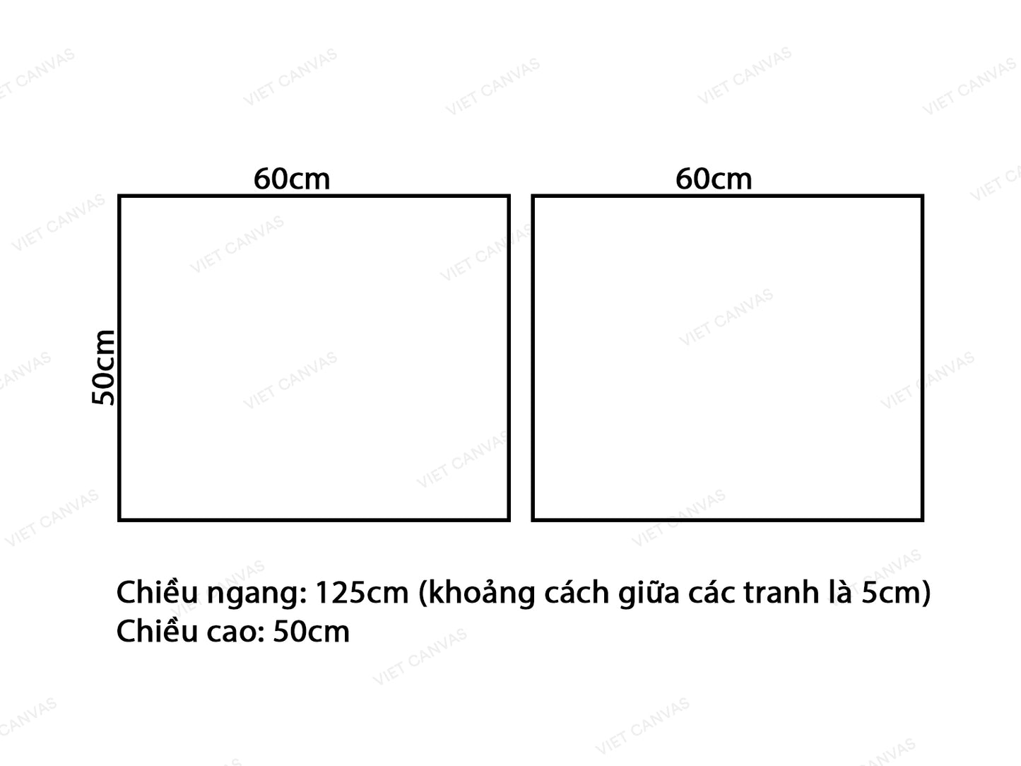 Bộ 2 Tranh Dòng Sông Và Bầu Trời - VU009