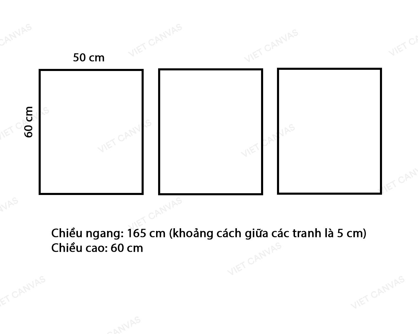 Bộ 3 Tranh Nước Non Hùng Vĩ - VZ487.1