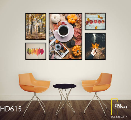 Công Thức Chọn Tranh Vải Canvas Cho Tường Màu Xám