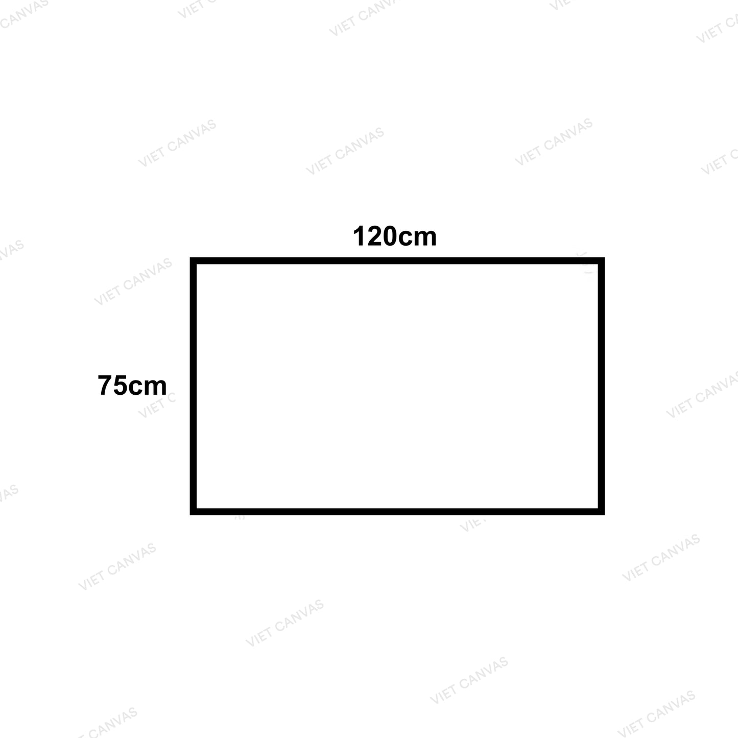 Tranh Trừu Tượng Phối Đa Sắc Trắng Cam Xanh Nâu - VH474