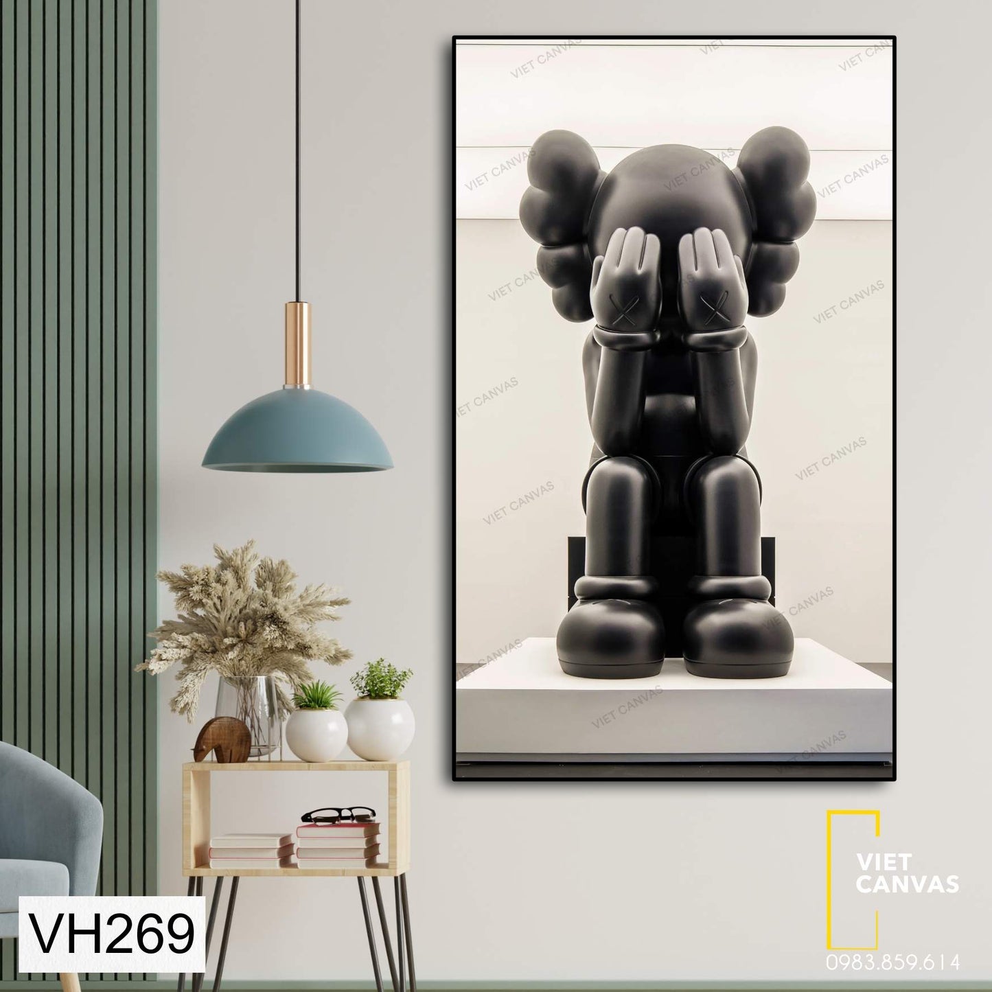 Tranh Thỏ Bearbrick - VH269