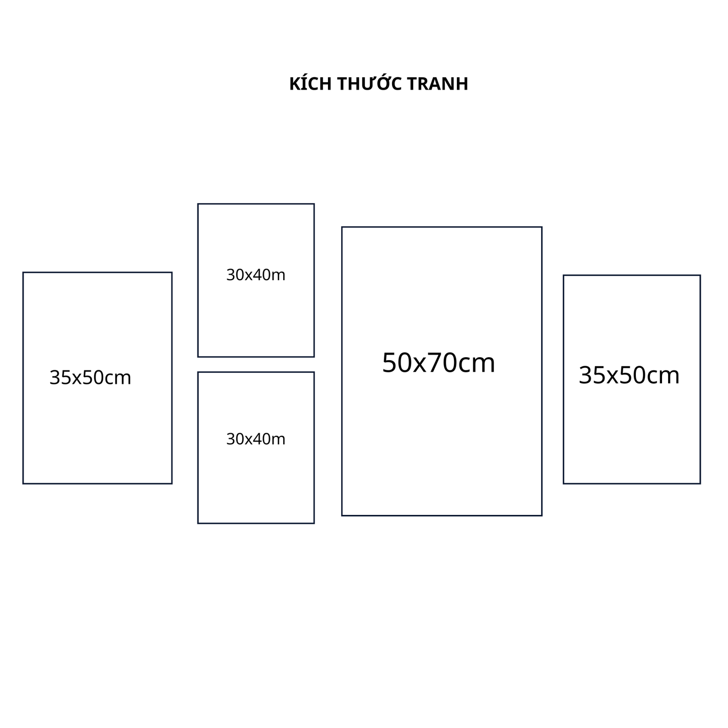 Bộ 5 Tranh Khoảng Lặng - AVB468