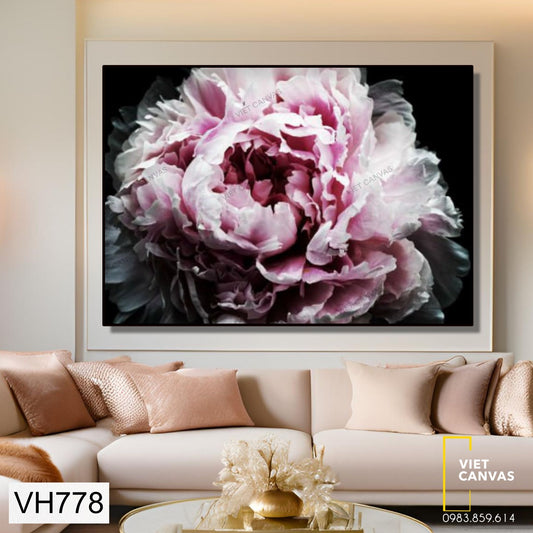 Tranh Hoa Mẫu Đơn Sang Trọng - VH778