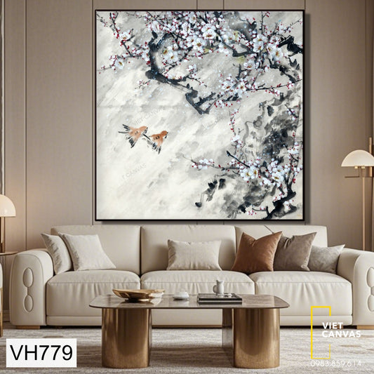 Tranh Hoa Đào Nở Rộ - VH779