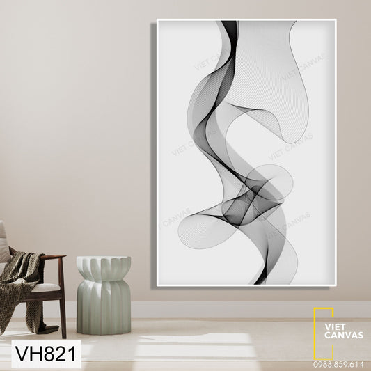 Tranh Trừu Tượng Những Nét Gợn Sóng - VH821