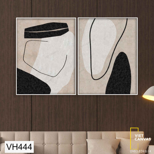 Bộ 2 Tranh Trừu Tượng Sang Trọng - VH444