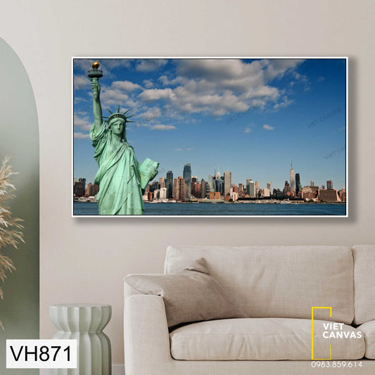 Tranh Nữ Thần Tự Do - VH871