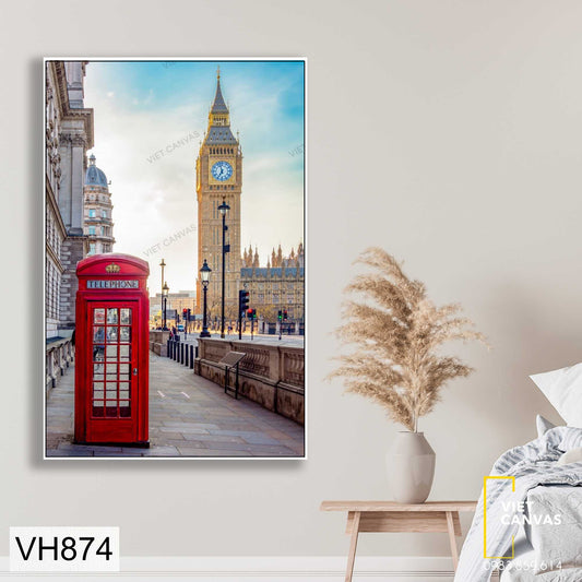 Tranh Thành Phố Pháp - VH874