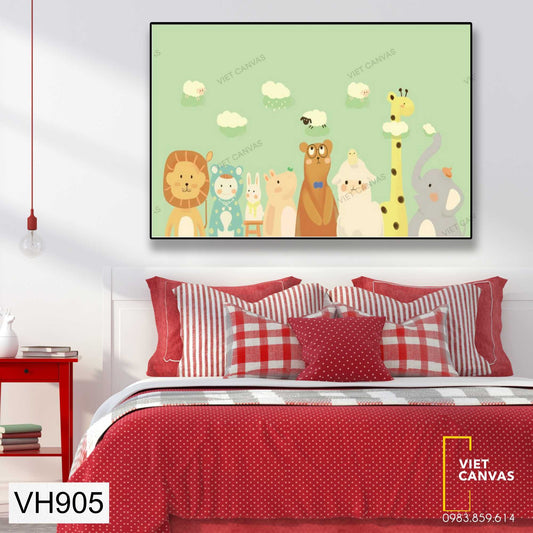 Tranh Động Vật Cho Bé - VH905