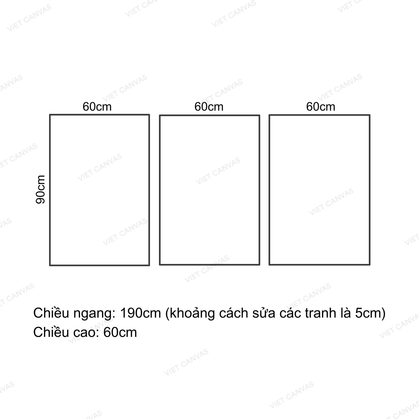 Tranh Hoa Trắng Sắc Xanh Hiện Đại - VH145