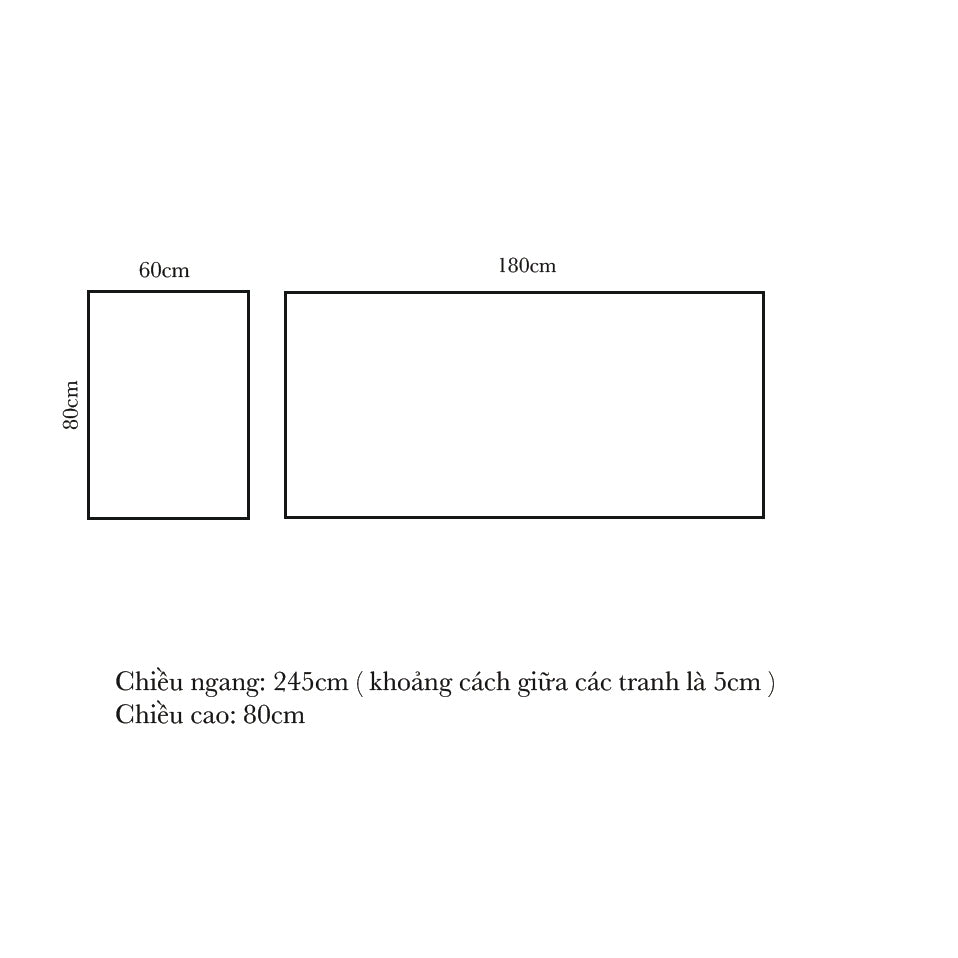 Bộ 2 Tranh Lá Cây Xanh Sang Trọng - VH190