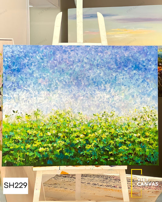 Tranh Sơn Dầu Sắc Xanh Gọi Nắng - SH229