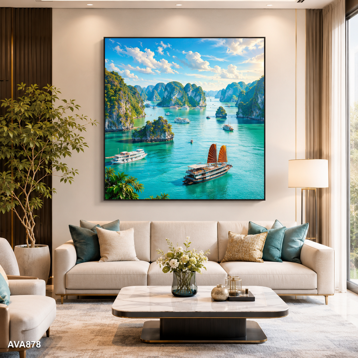 Tranh Vịnh Hạ Long - AVA878