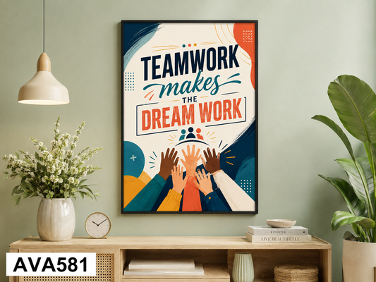 Tranh Động Lực - Quote Tiếng Anh - AVA581