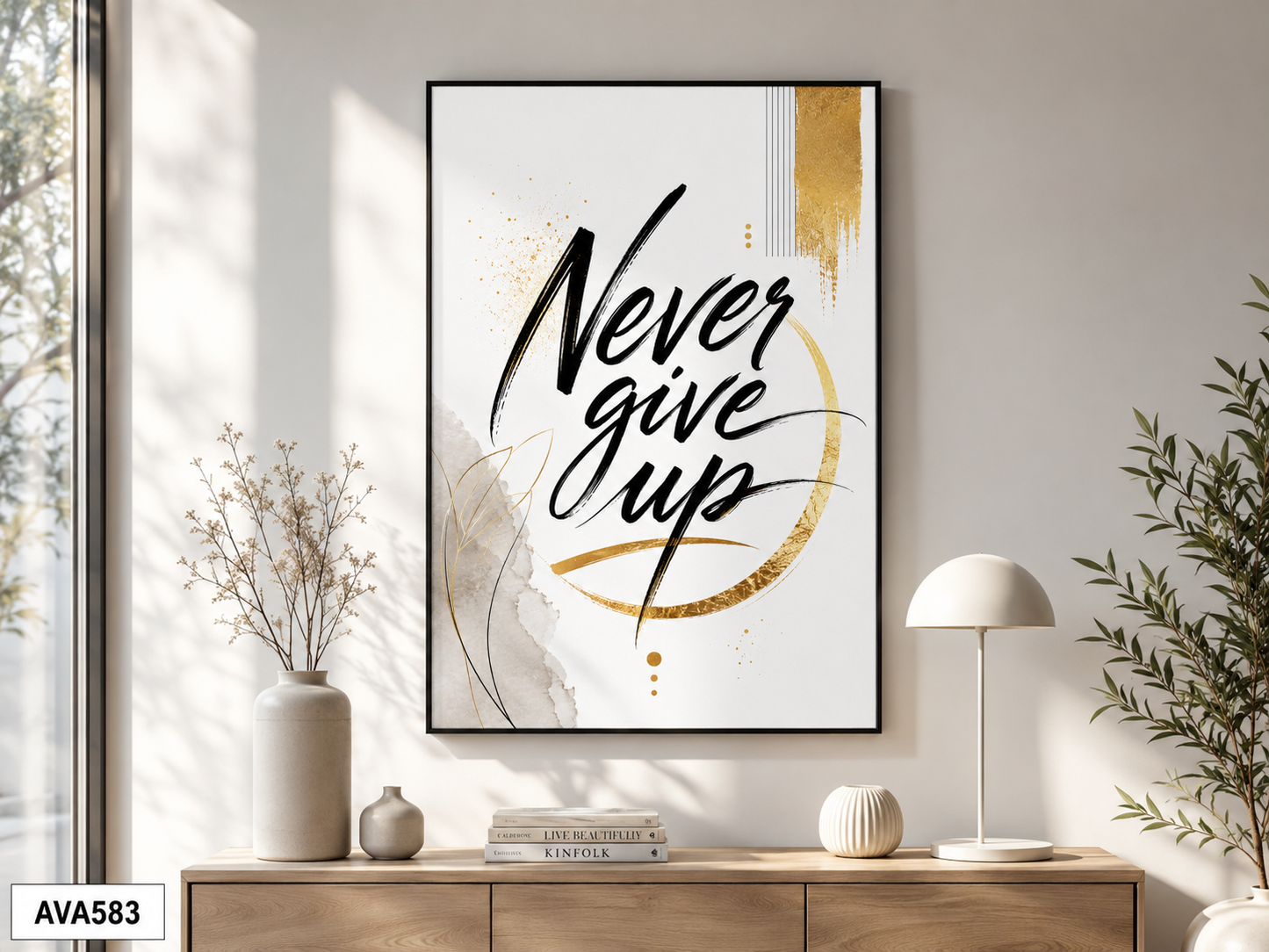 Tranh Động Lực - Quote Tiếng Anh - AVA583