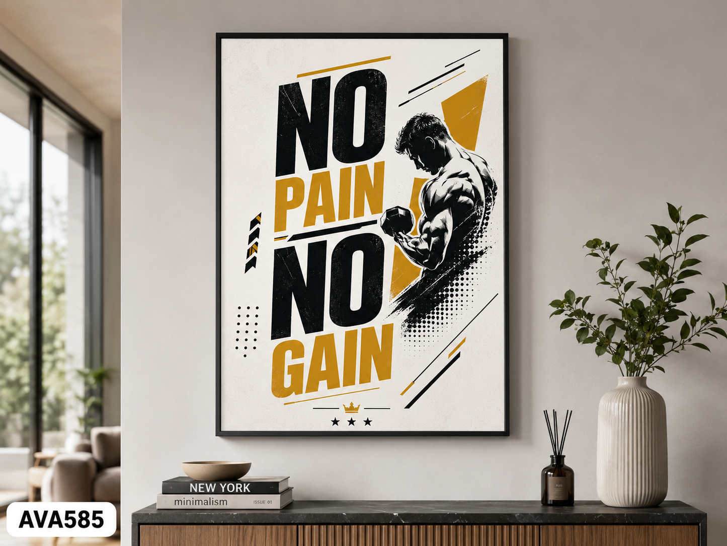 Tranh Động Lực - Quote Tiếng Anh - AVA585