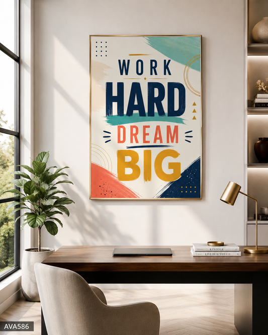 Tranh Động Lực - Quote Tiếng Anh - AVA586