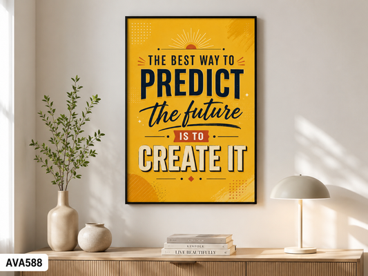 Tranh Động Lực - Quote Tiếng Anh - AVA588
