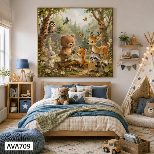 Tranh Động Vật Hoạt Hình - AVA709