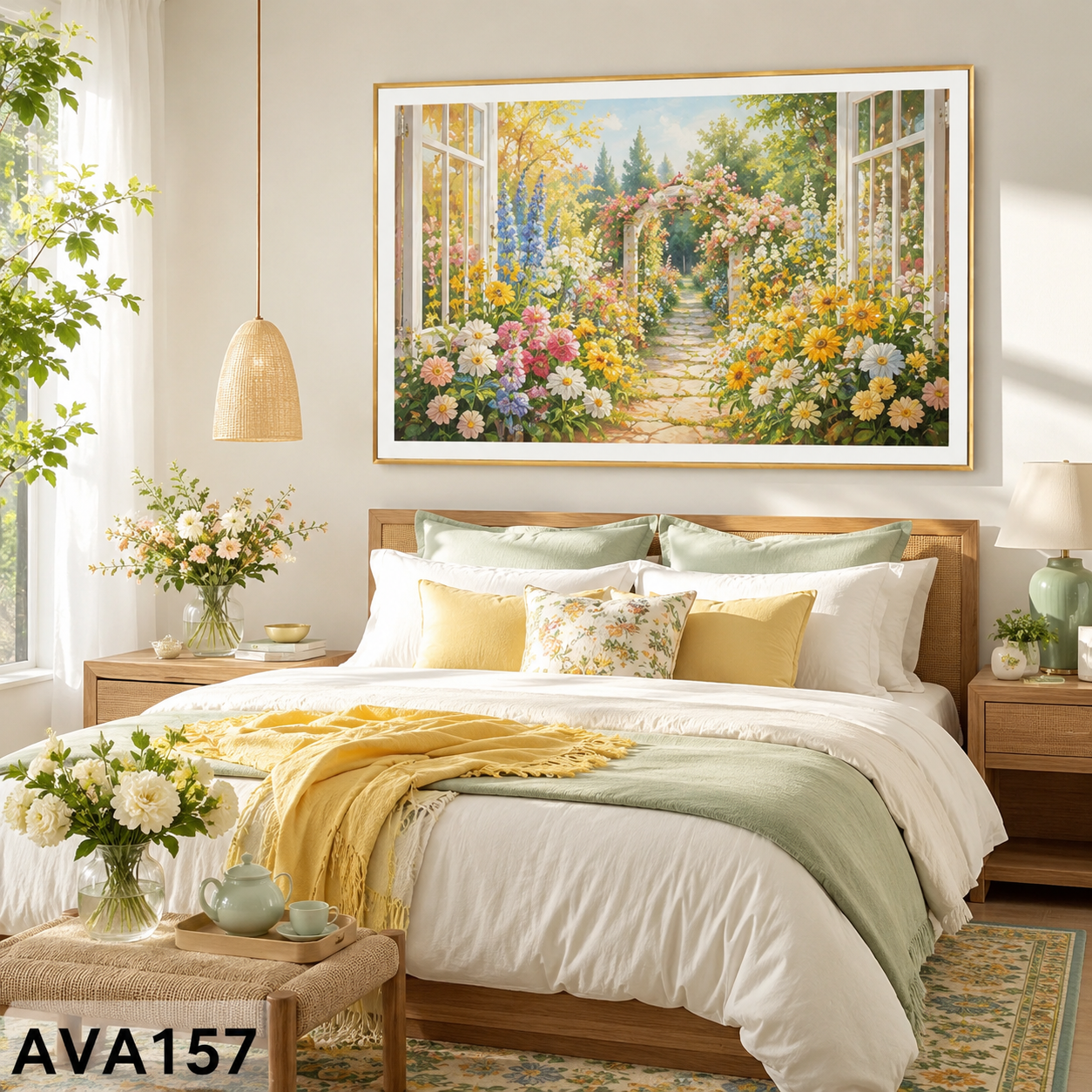 Tranh Khu Vườn Hoa - AVA157