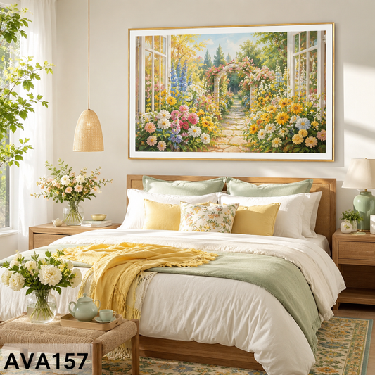 Tranh Khu Vườn Hoa - AVA157