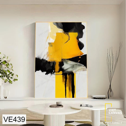 Tranh Trừu Tượng Vàng - VE439