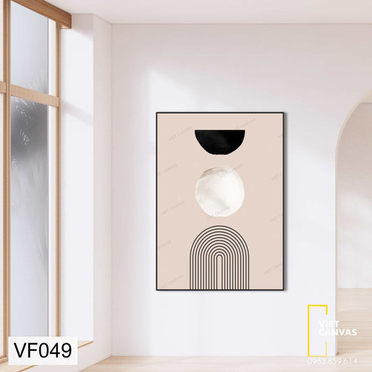 Tranh Trừu Tượng Mảng Và Mặt Trăng - VF049