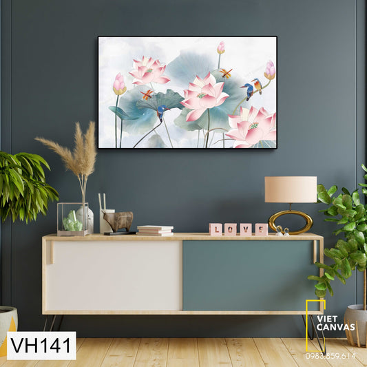 Tranh Nghệ Thuật Hoa Sen - VH141