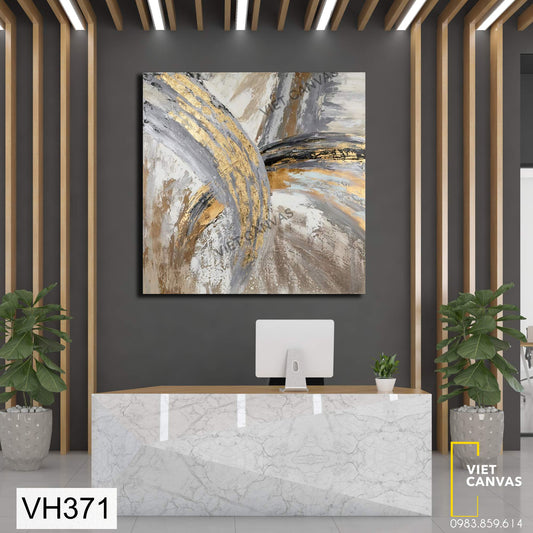 Tranh Nghệ Thuật Trừu Tượng Vệt Màu - VH371