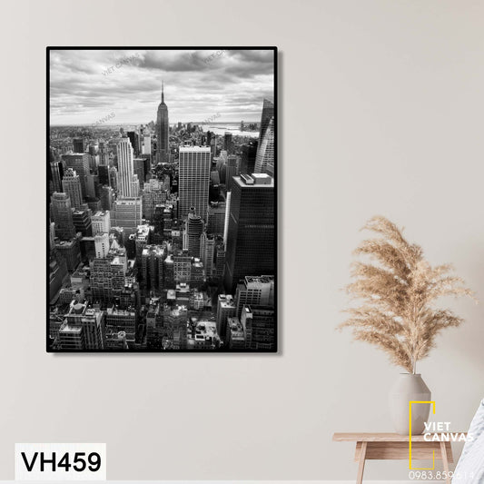 Tranh Những Toà Nhà Cao Tầng - VH459