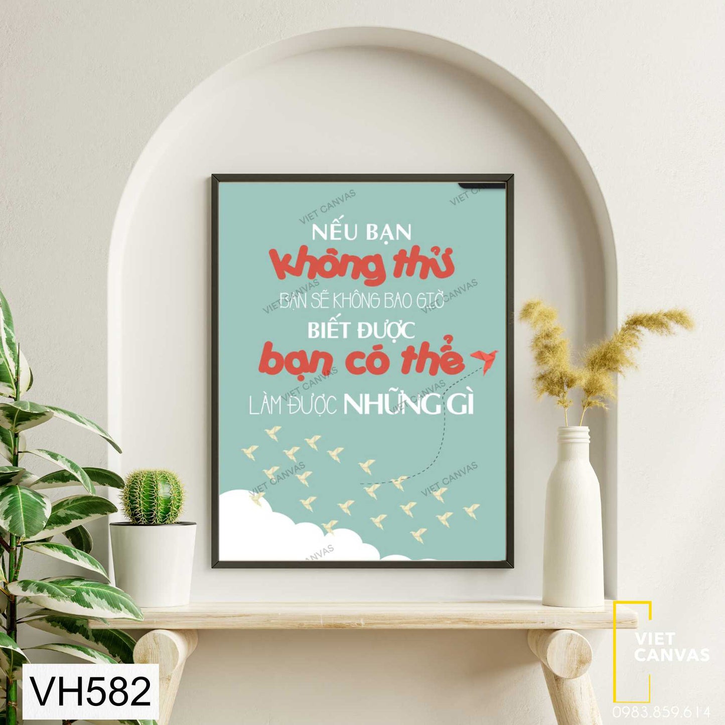 Tranh Quotes Động Lực Ý Nghĩa - VH582